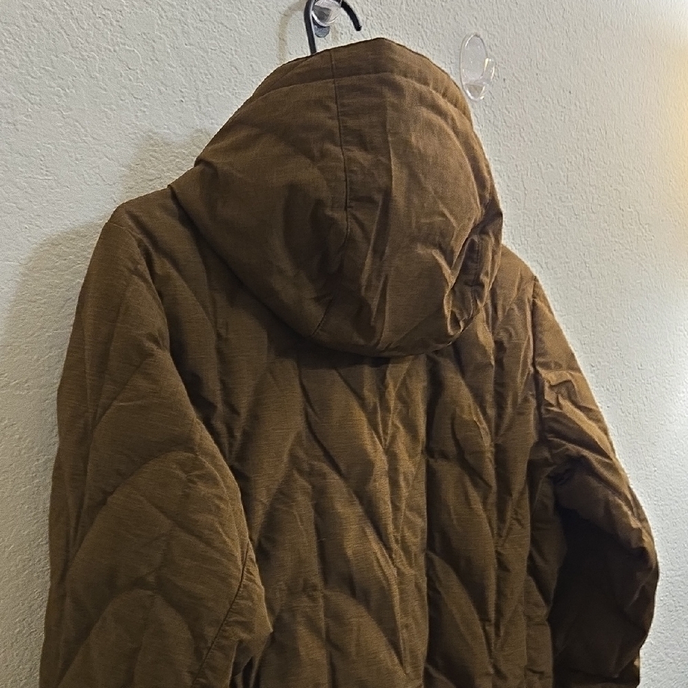 Outdoor Research Hooded Long Puffer Jacket - Tech Brown - Medium - Picture 13 of 16